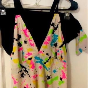 Plus size two piece swimming suit